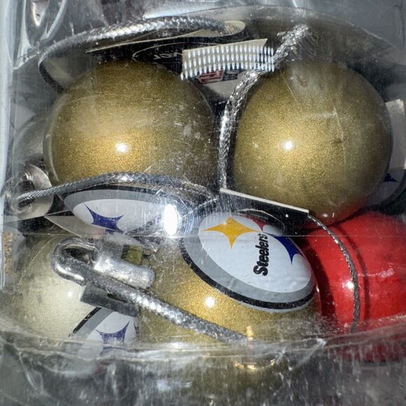 NEW Forever Collectibles Pittsburgh Steelers NFL Mini Christmas Tree 16 Ornament - Picture 8 of 12